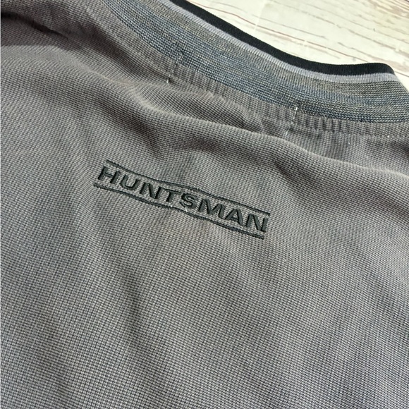 Vintage Gray V-Neck Lightweight Windbreaker Sweater Pullover Jacket Made in‎ USA - Picture 3 of 12